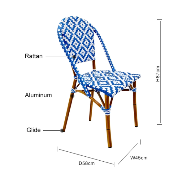 Formal Rattan 3 Pieces Furniture Set