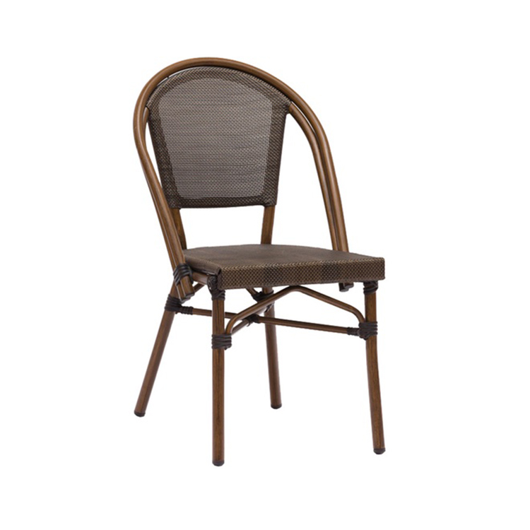 Outdoor Acapulco Black Rattan aluminum Wicker Chair TC-08031 (1)