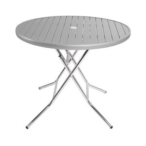 Light Weight Folding Round Outdoor Wedding Aluminum Tables 【AL-30018-TT】