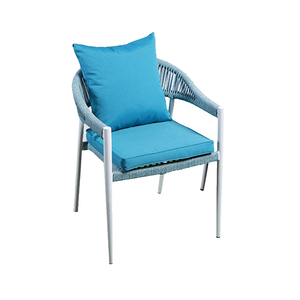 New Design Patio Metal String Wicker Garden Armchair Chair【I can-20129】