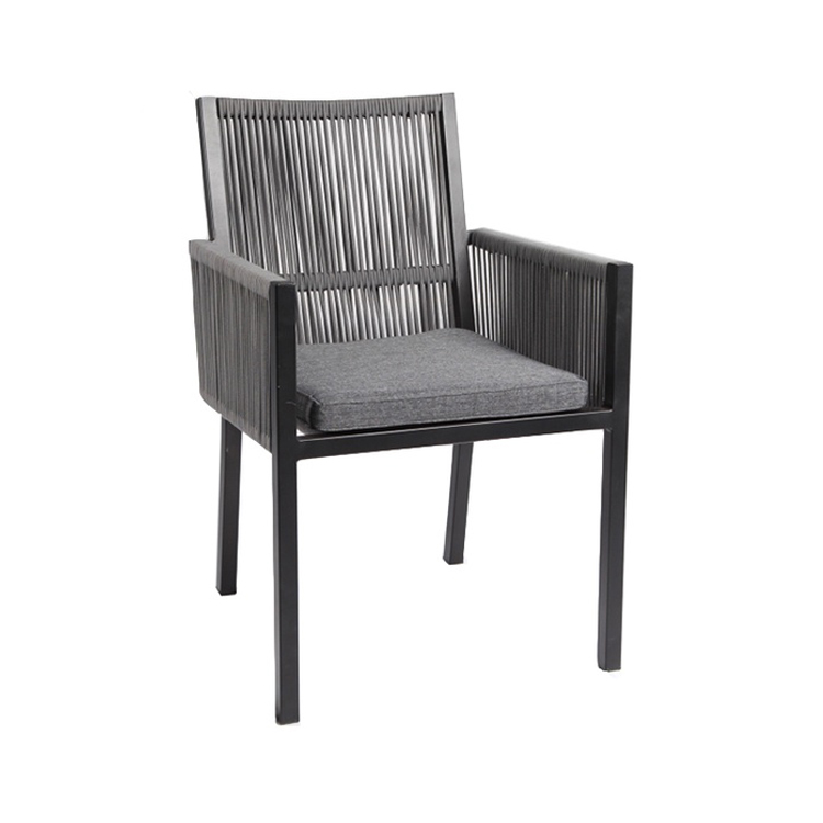High Temperature Resistance Nautica Outdoor Furniture Rope Rattan Mamasan Chair【I can-20027AT Arm】