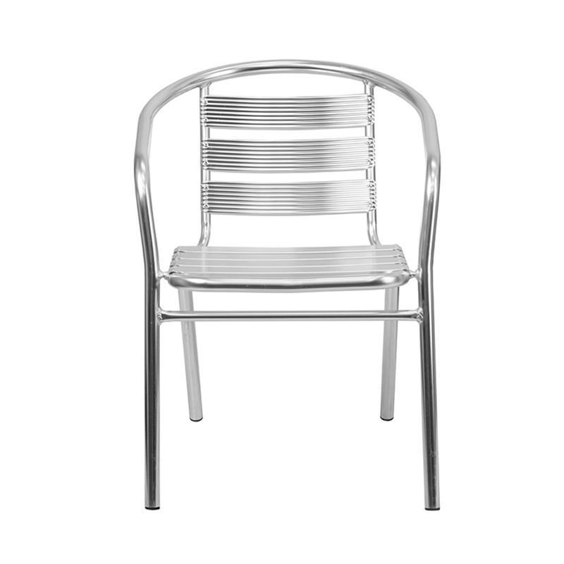 Aluminum Commercial Arm Dining Chair
