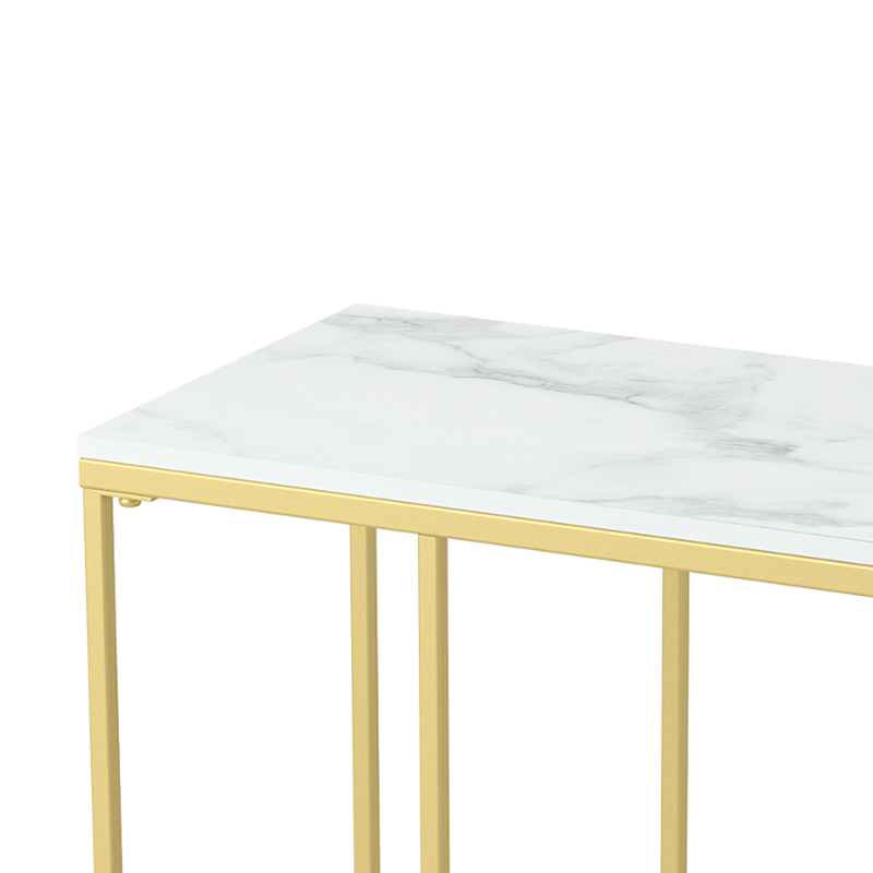 Durable Coffee Rectangle Sintered Stone Table