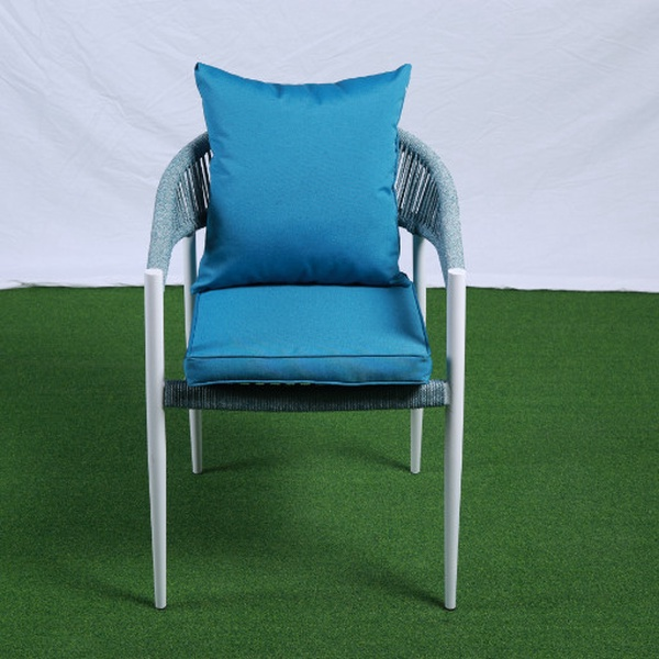 New Design Patio Metal String Wicker Garden Armchair Chair【I can-20129】