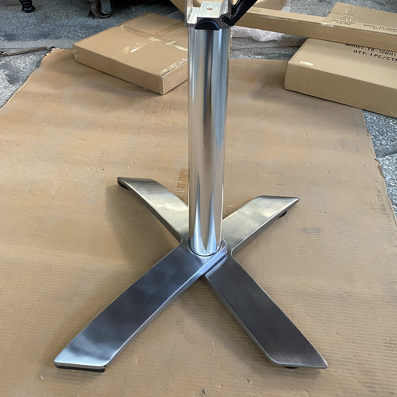 Aluminum Adjustable Height Coffee shop Table Base
